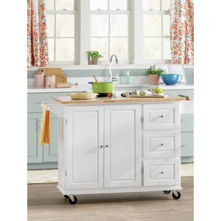 Hardy Solid Wood Kitchen Cart