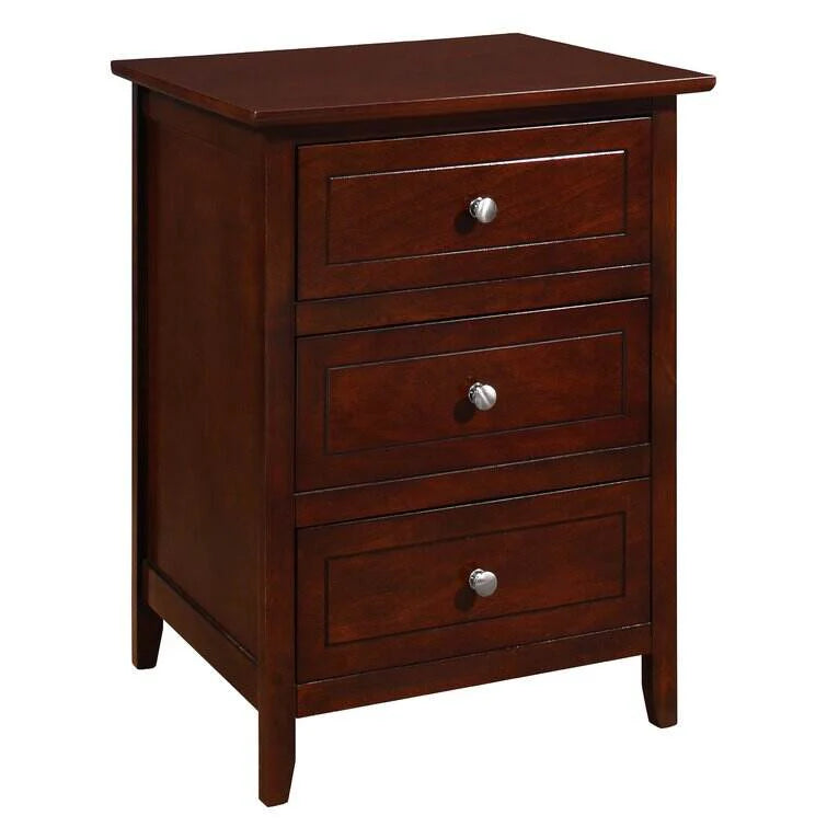 Solid + Manufactured Wood Nightstand