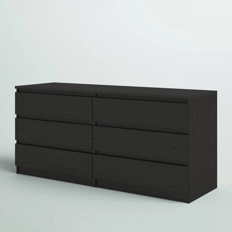 6 Drawer 60.5" W Double Dresser
