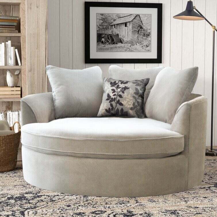 61'' Wide Barrel Chair