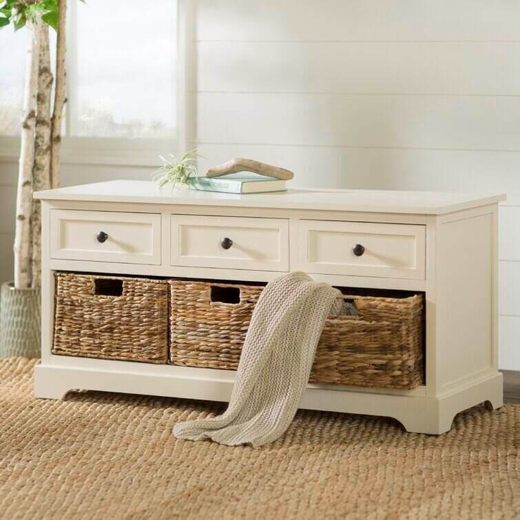 Drawers Storage Bench