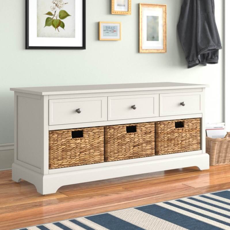 Drawers Storage Bench