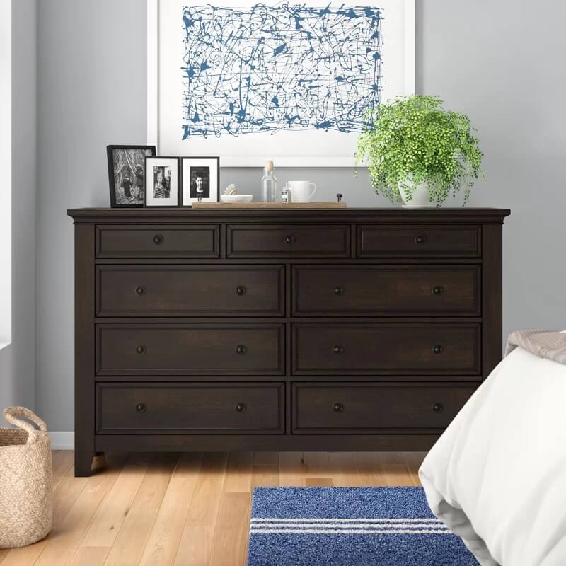 9 Drawer 66'' W Dresser
