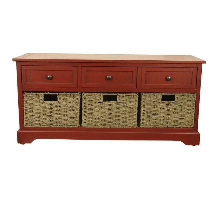 Drawers Storage Bench