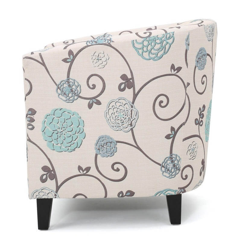 Indoor Contemporary Fabric Club Chair