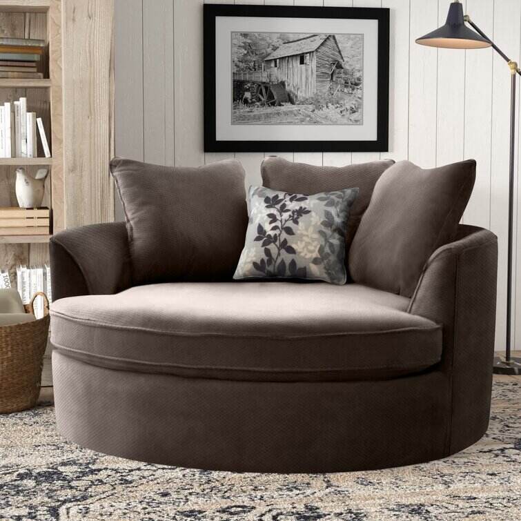 61'' Wide Barrel Chair