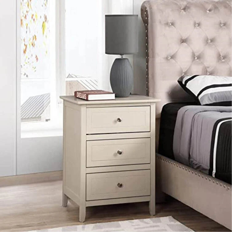Solid + Manufactured Wood Nightstand