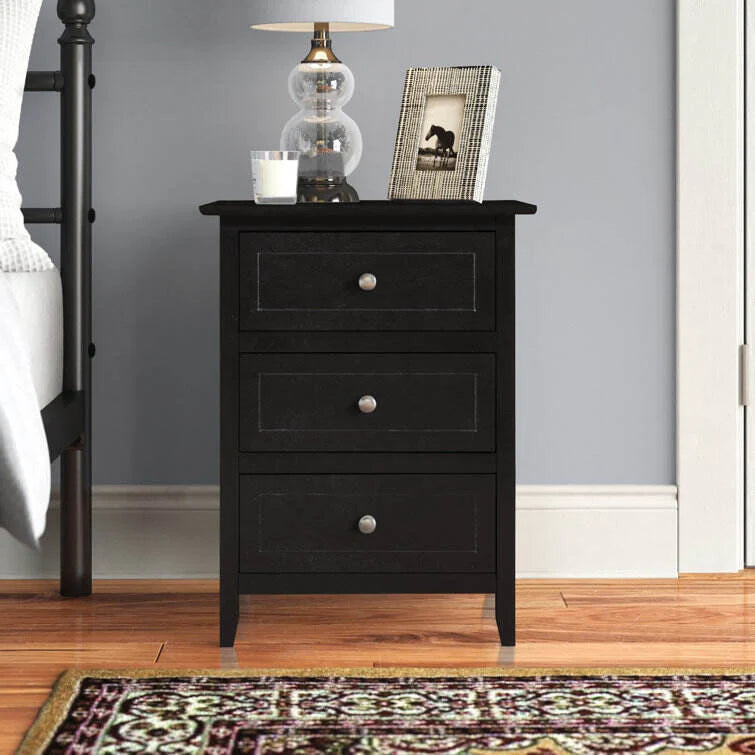 Solid + Manufactured Wood Nightstand