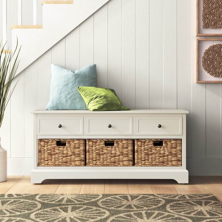 Drawers Storage Bench