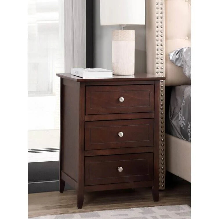 Solid + Manufactured Wood Nightstand