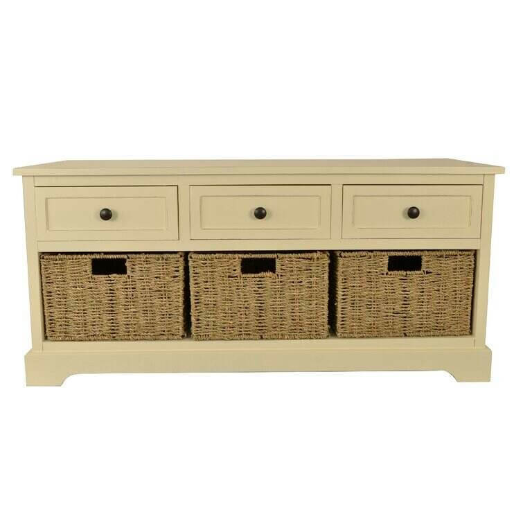 Drawers Storage Bench