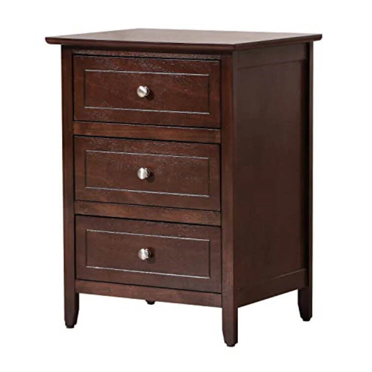 Solid + Manufactured Wood Nightstand