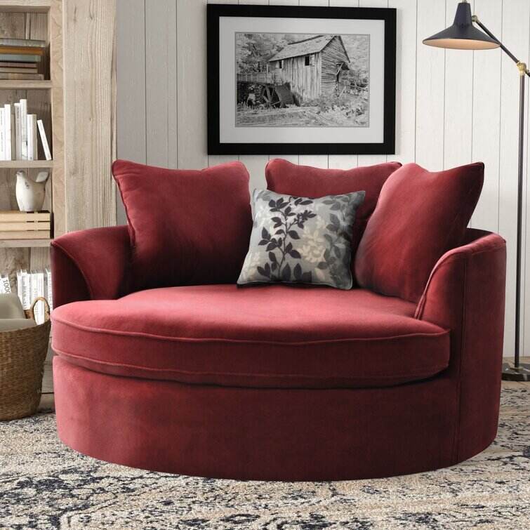 61'' Wide Barrel Chair