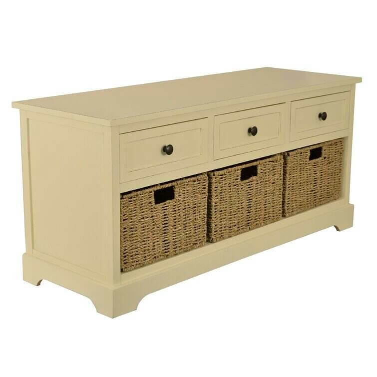 Drawers Storage Bench