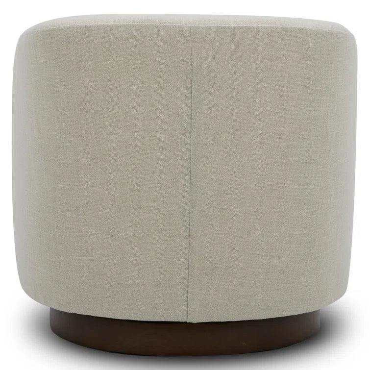 Upholstered Swivel Barrel Chair