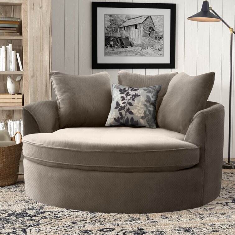 61'' Wide Barrel Chair