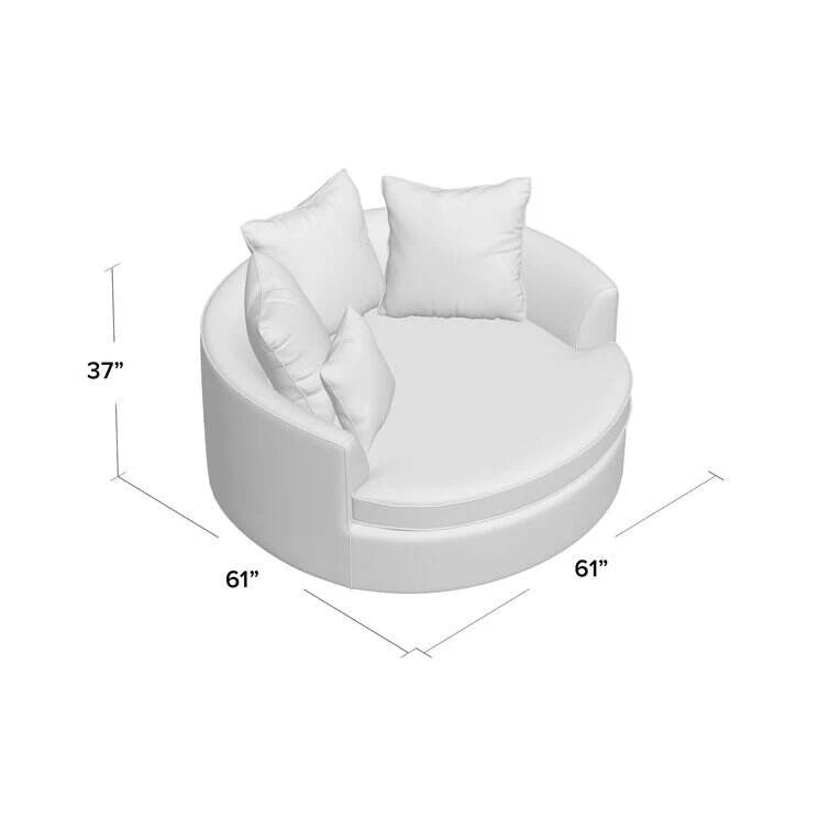 61'' Wide Barrel Chair