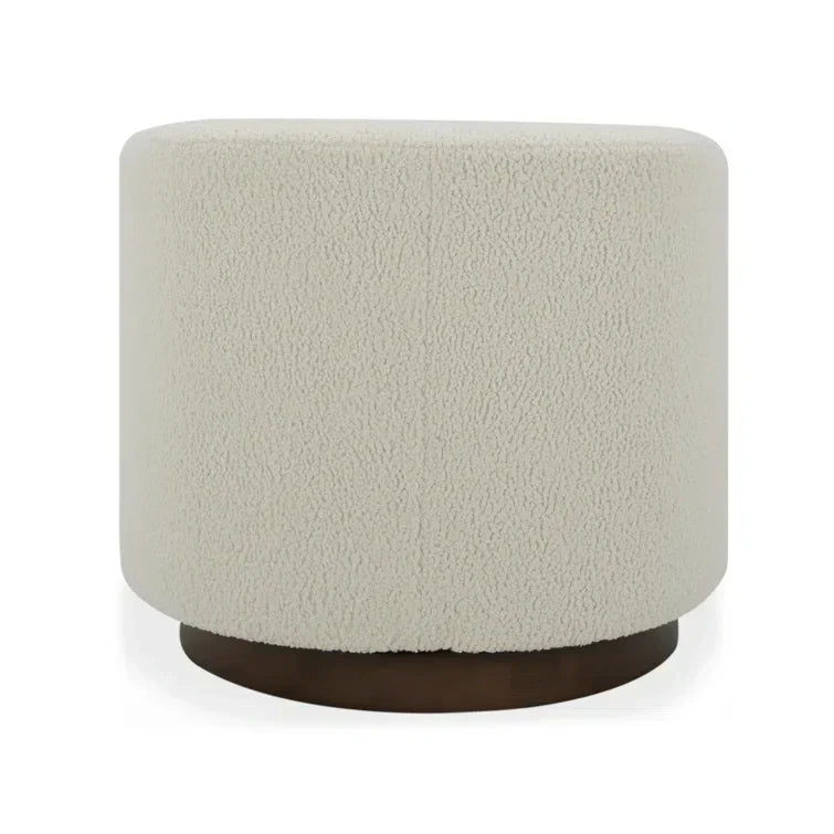 Upholstered Swivel Barrel Chair