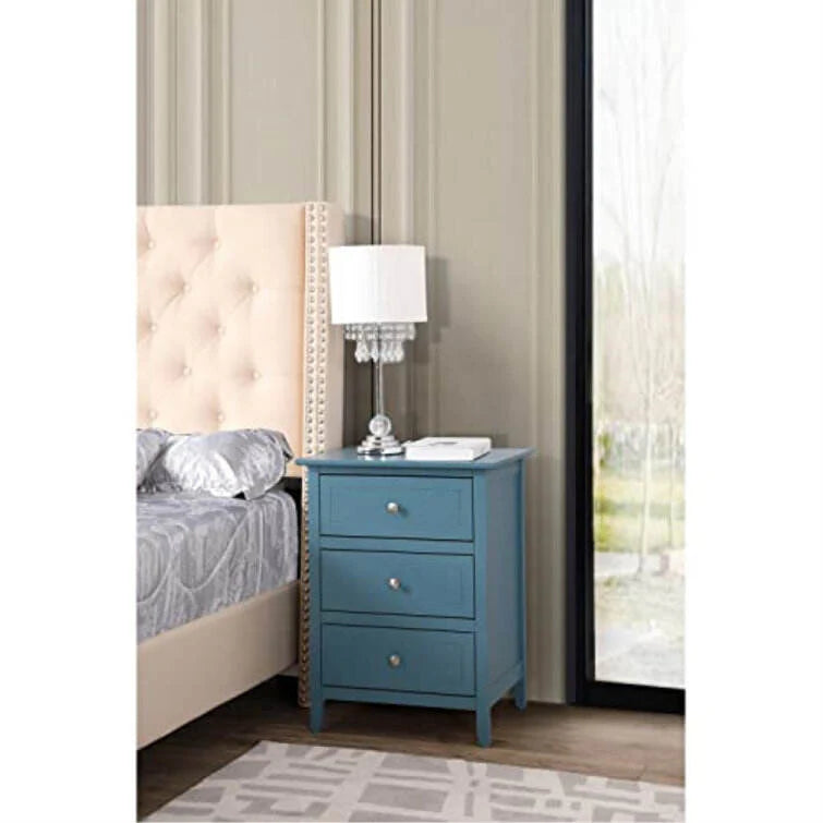 Solid + Manufactured Wood Nightstand