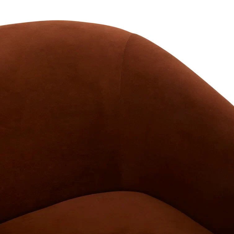 Upholstered Swivel Barrel Chair