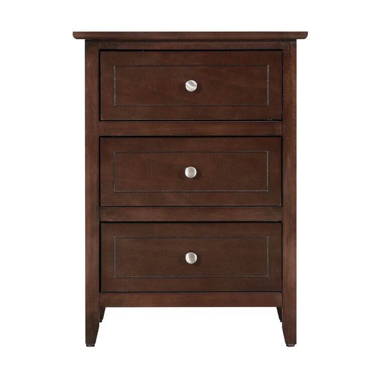 Solid + Manufactured Wood Nightstand