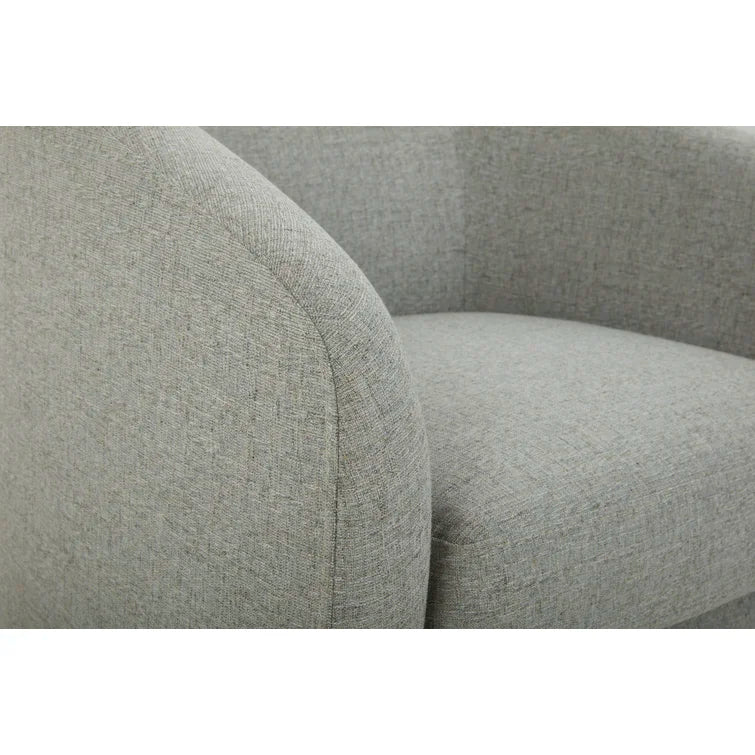 Upholstered Swivel Barrel Chair