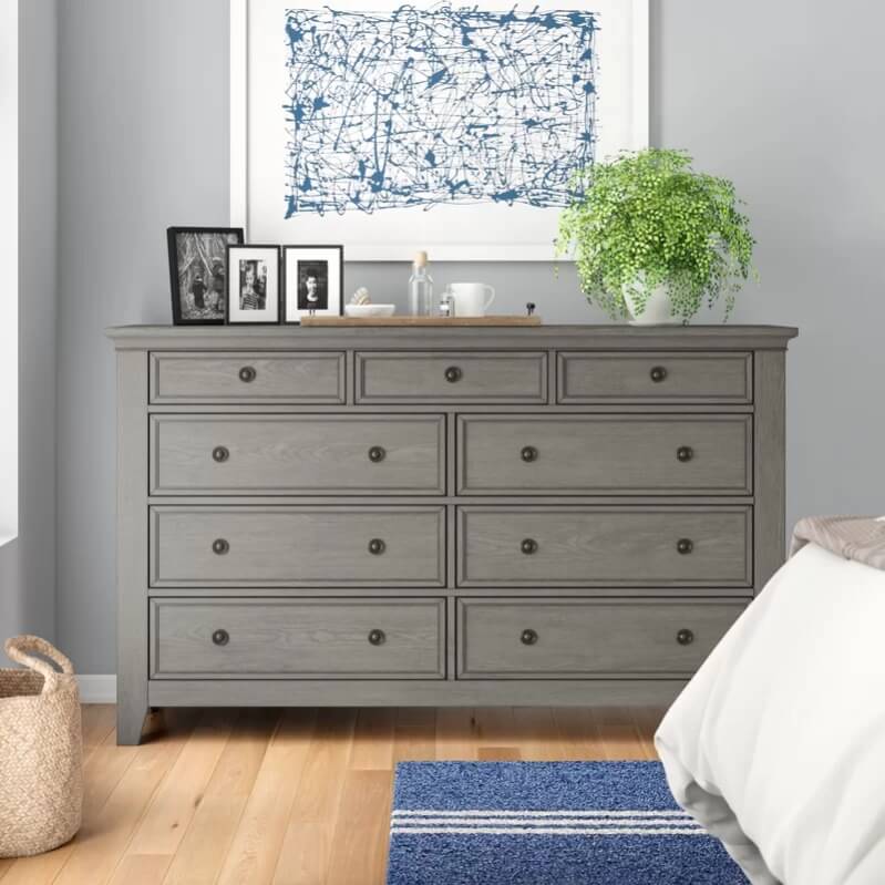 9 Drawer 66'' W Dresser