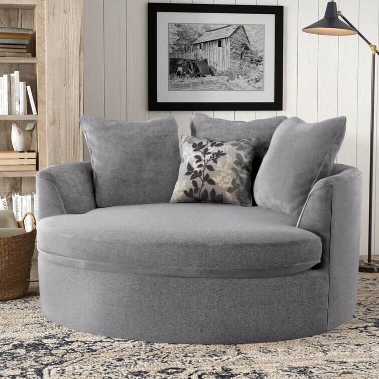 61'' Wide Barrel Chair