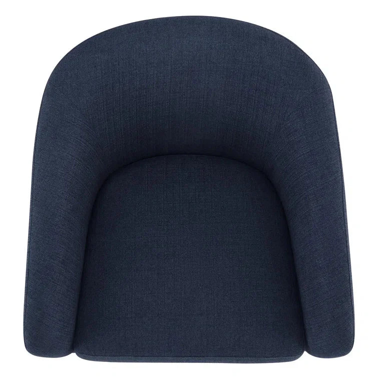 Upholstered Swivel Barrel Chair