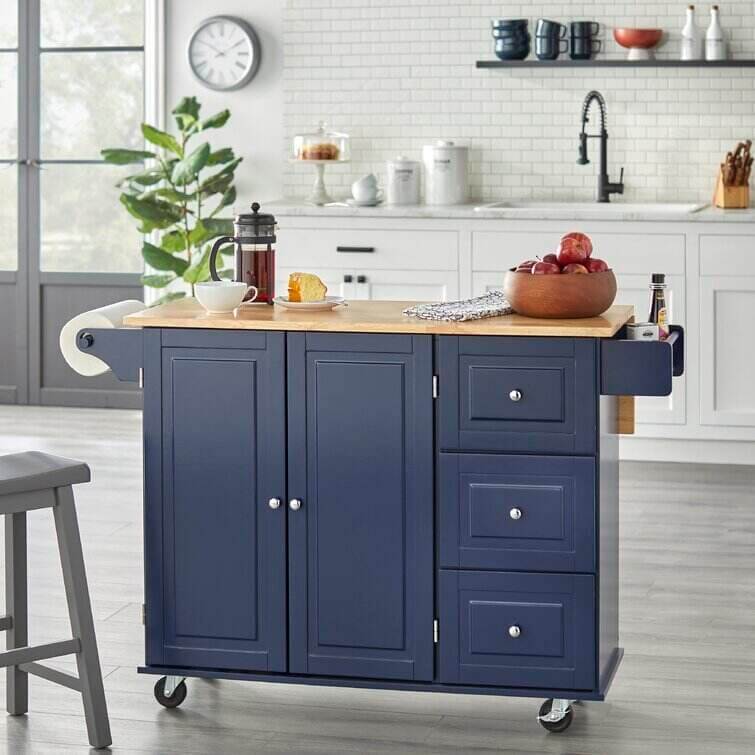 Hardy Solid Wood Kitchen Cart