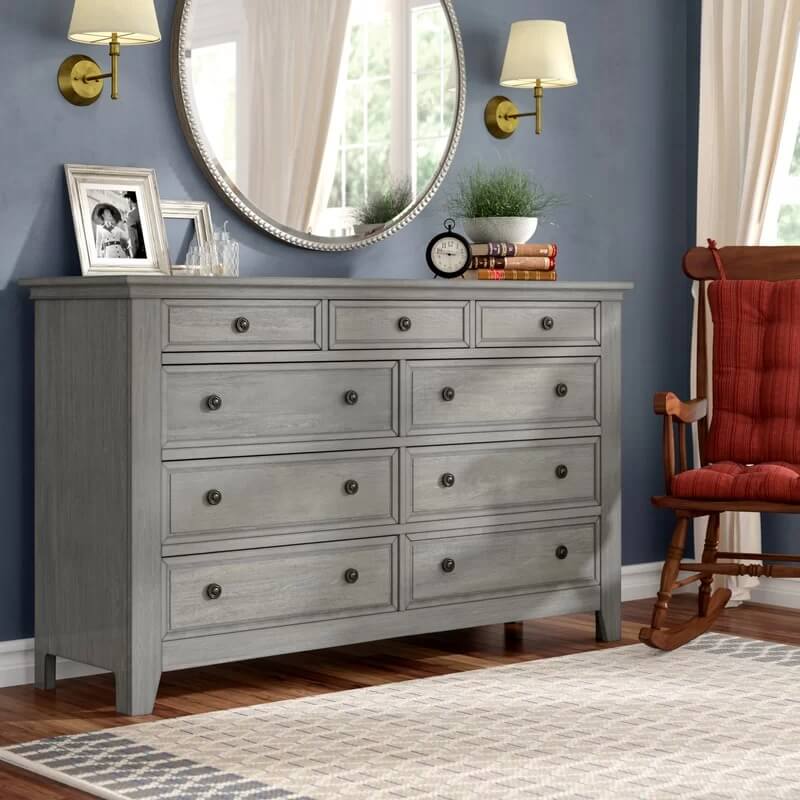 9 Drawer 66'' W Dresser