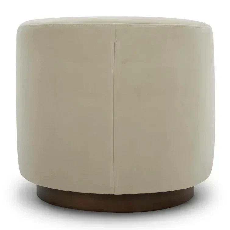 Upholstered Swivel Barrel Chair