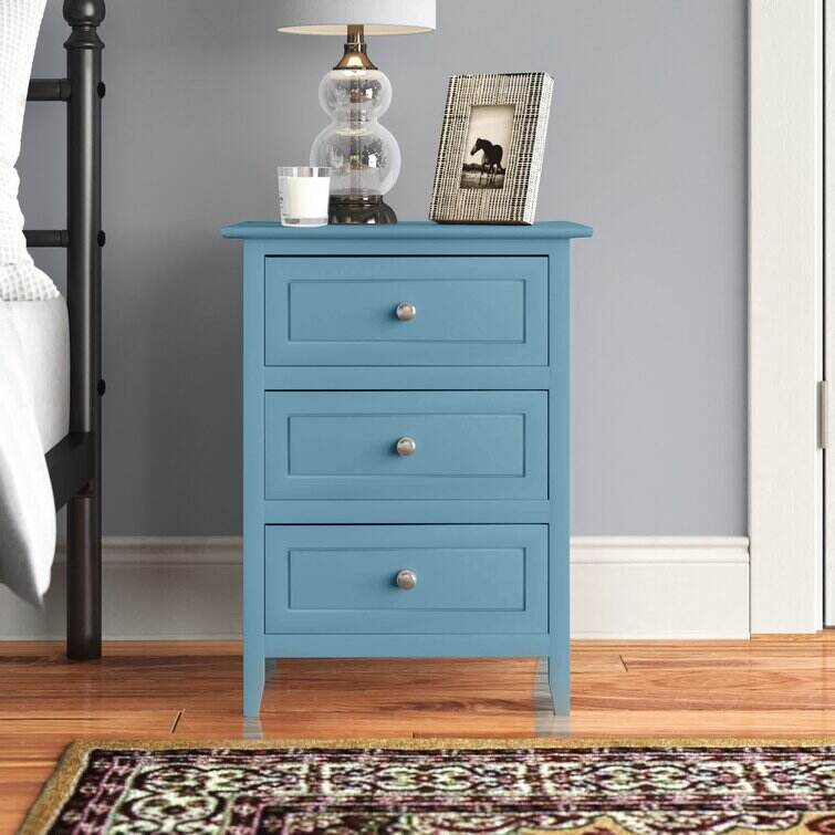 Solid + Manufactured Wood Nightstand