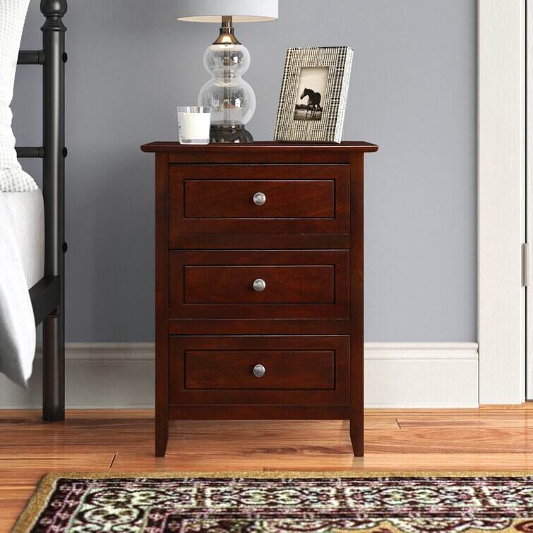 Solid + Manufactured Wood Nightstand